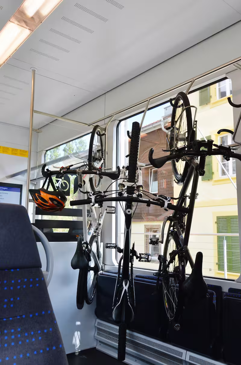 vélos dans les transports en commun