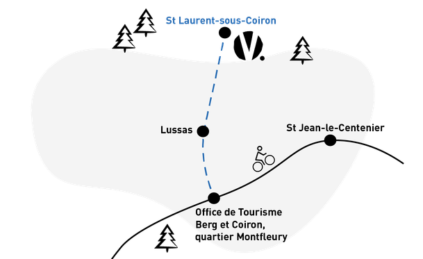 Via Ardèche St Laurent sous Coiron