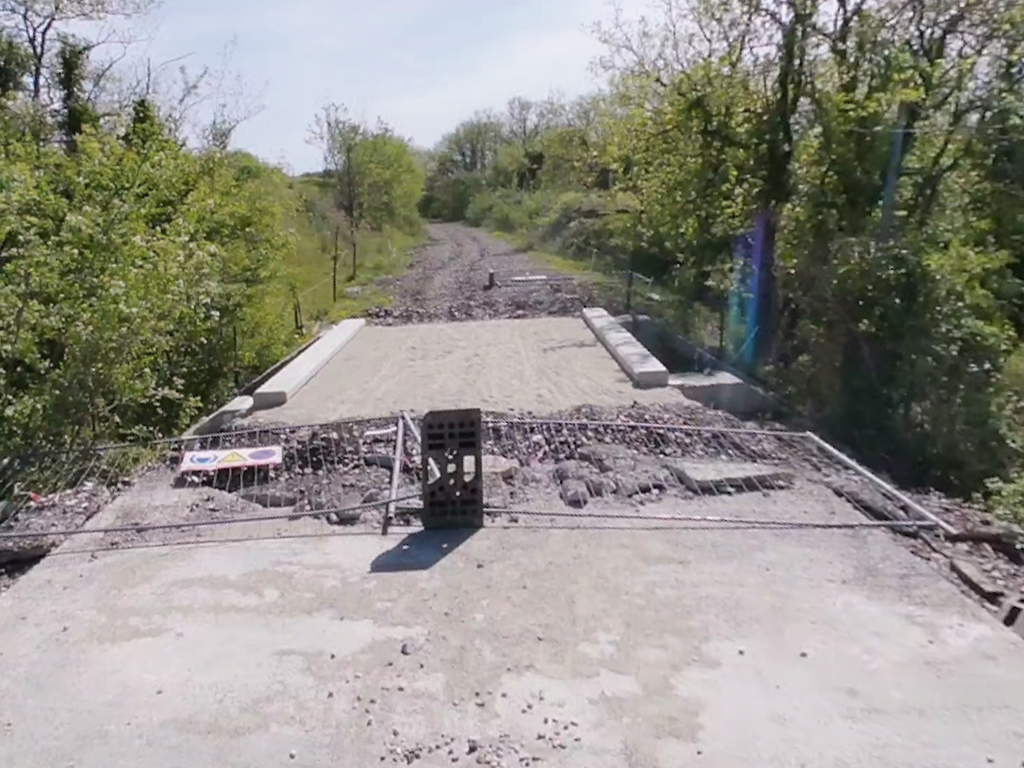trvaux sur la via Ardèche au niveau de saint jean le centenier et alba la romaine